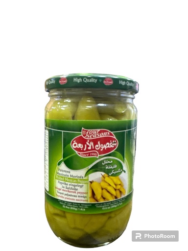 [K1893] PICANTE - PICKLED MEXICAN PEPPER FOUR SEASON 650GR