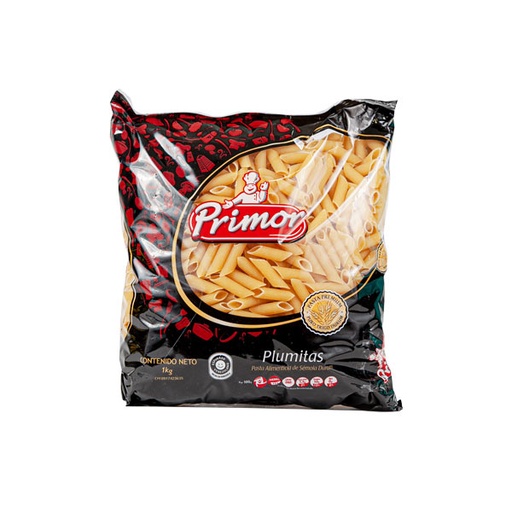 [K1939] PRIMOR PASTA CORTA PLUMITAS 1 KG