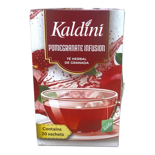 [K2022] TE HERBAL DE GRANADA-POMEGRANATE INFUSION KALDINI 20 SOBRES