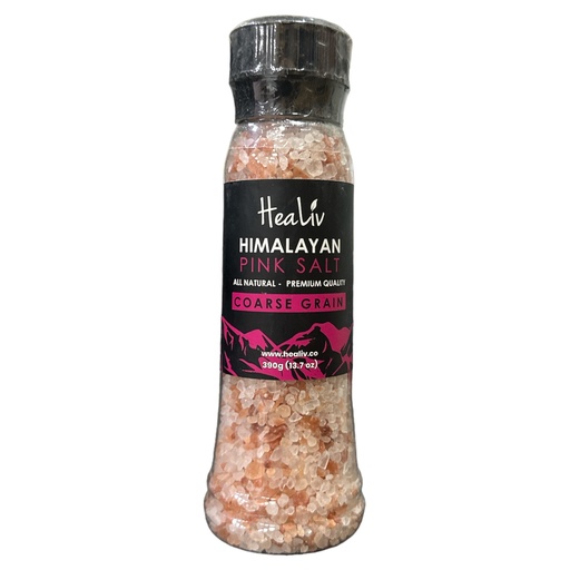 [K2034] SAL ROSADA DEL HIMALAYA GRUESA HEALIV 390GR