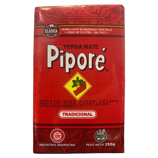 [K2042] YERBA MATE TRADICIONAL PIPORE 250GR