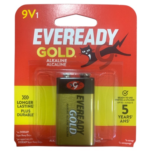[K2045] BATERIA EVEREADY GOLD ALKALINE 9V