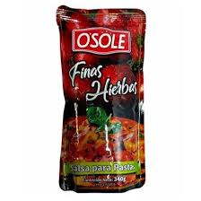 [K2086] SALSA PARA PASTA OSOLE FINAS HIERBAS 340 GR