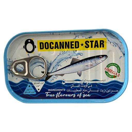 [K2096] SARDINA DOCANNED STAR 125GR