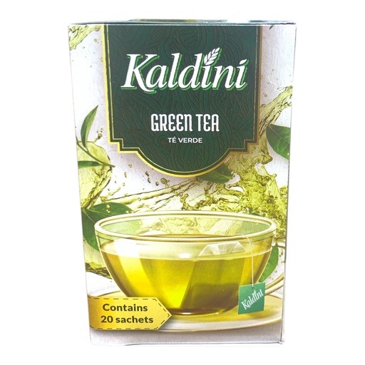 [K2178] TE HERBAL TE VERDE-GREEN TEA KALDINI 20 SOBRES