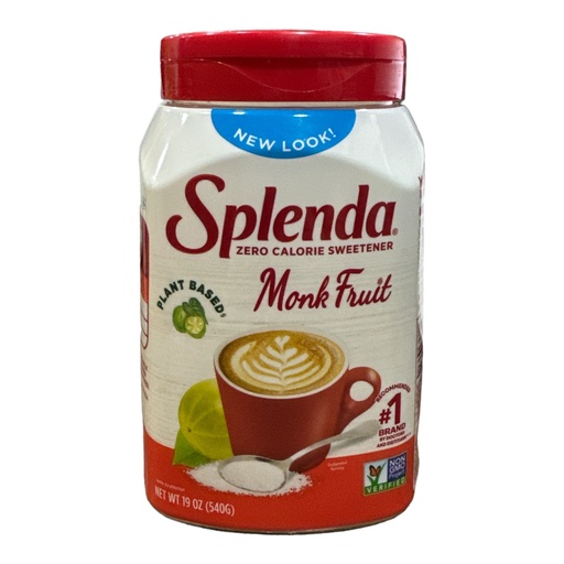 [K2248] SPLENDA MONK FRUIT 19OZ 540GR