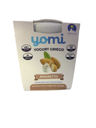 [K2321] YOGURT GRIEGO YOMI AMARETO 150G