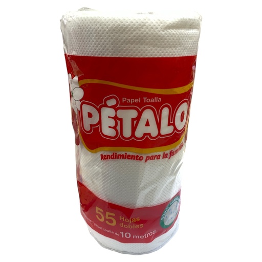 [K2347] TOALLIN PETALO 55 HOJAS ABSORBENTES C/ROLLO (PACK 1 ROLLO)