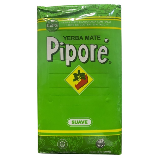[K2427] YERBA MATE PIPORE SUAVE 500GR