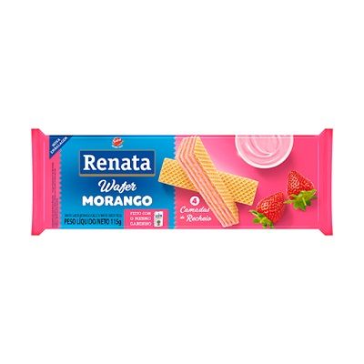 [K2470] WAFER RENATA FRESA/MORANGO 115G