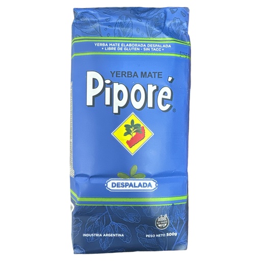 [K2477] YERBA MATE PIPORE DESPALADA AZUL 500 GR