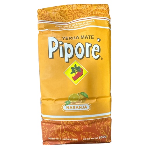 [K2480] YERBA MATE PIPORE NARANJA 500 GR