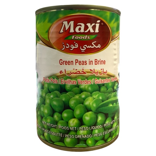 [K2484] GUISANTES VERDES 400GR MAXI FOODS