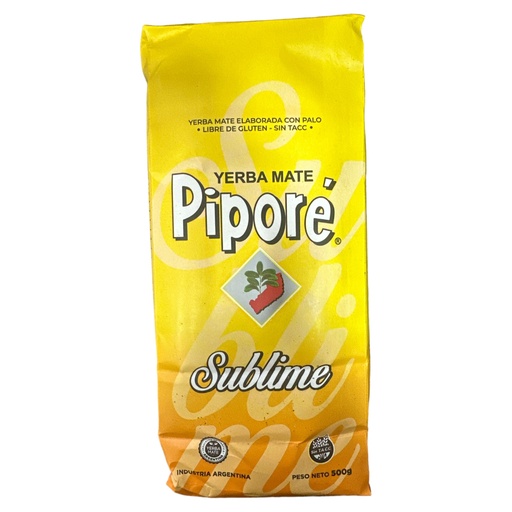 [K2486] YERBA MATE PIPORE SUBLIME 500 GR