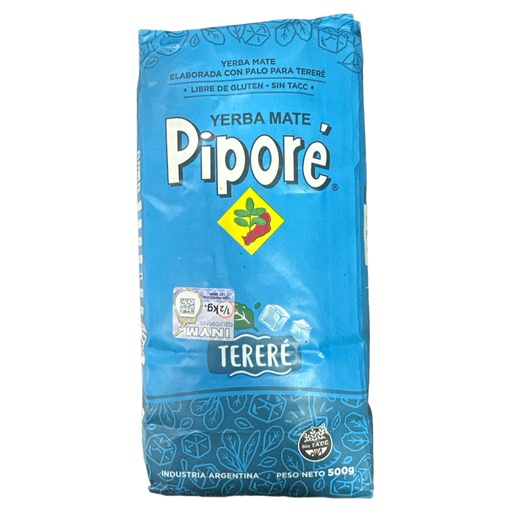 [K2487] YERBA MATE PIPORE TERERE AZUL 500 GR