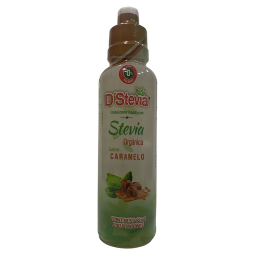 [K3493] STEVIA LIQUIDA D´STEVIA CARAMELO 60ML
