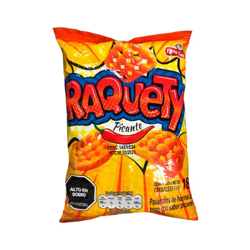 [7591206001296] RAQUETY PICANTE 18 Gr.