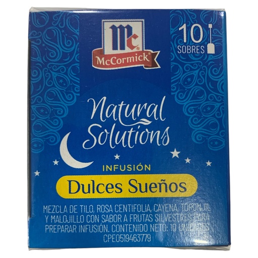[KATYS/ INFUSIONES] INF. DULCES SUEÑO 10 BOL