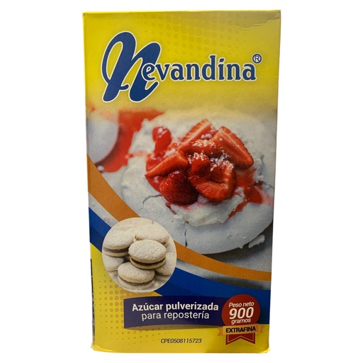 [K0333] AZUCAR PULVERIZADA PARA REPOSTERIA NEVANDINA 900 GR