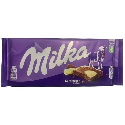 [K0272] CHOCOLATE KUNHFLECKEN COW MILKA 100 GR