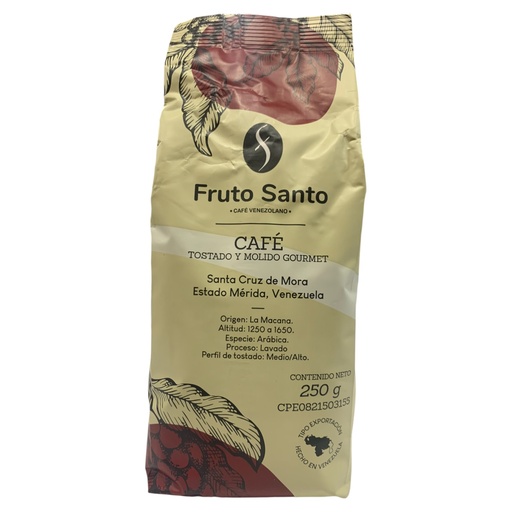 CAFE FRUTO SANTO 250 GR