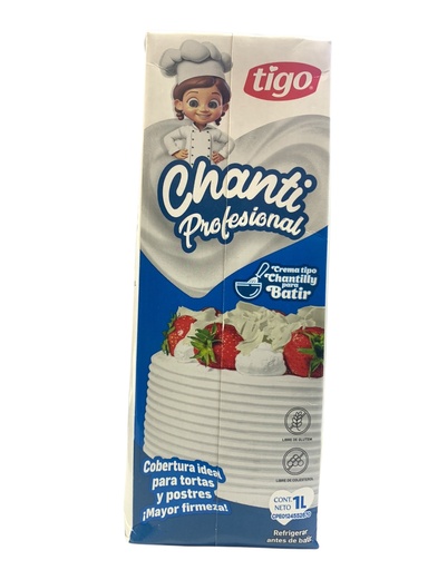 CREMA CHANTILLY PROFESIONAL TIGO 1 LT