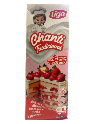 CREMA CHANTILLY TRADICIONAL TIGO 1 LT