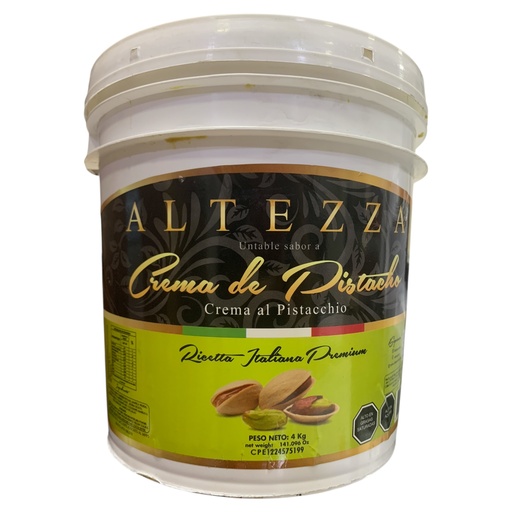 [K1435] CREMA DE PISTACHO ALTEZZA X KG