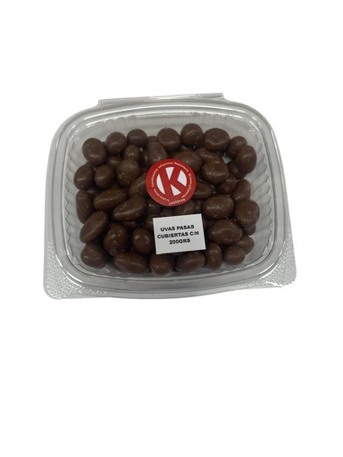 [K249] UVAS PASAS CUBIERTAS CON COBERTURA LECHE ST MORITZ X KG