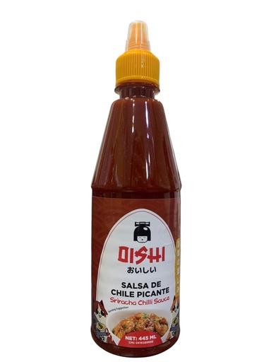 [K0104] SALSA DE CHILE PICANTE OISHI 445ML