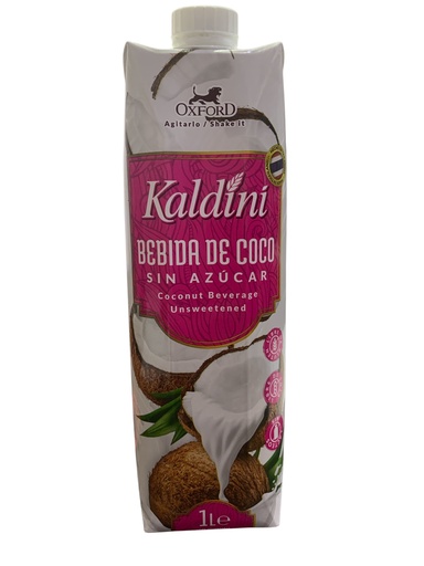 [K0155] BEBIDA DE COCO KALDINI S/AZUCAR 1L