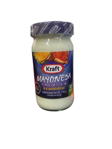[K0299] MAYONESA KRAFT PEQUEÑA 175GR