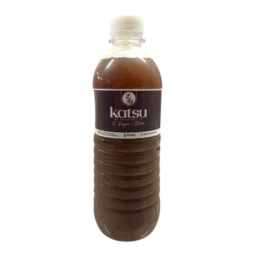 [K0349] TE NEGRO KATSU C/STEVIA 500ML