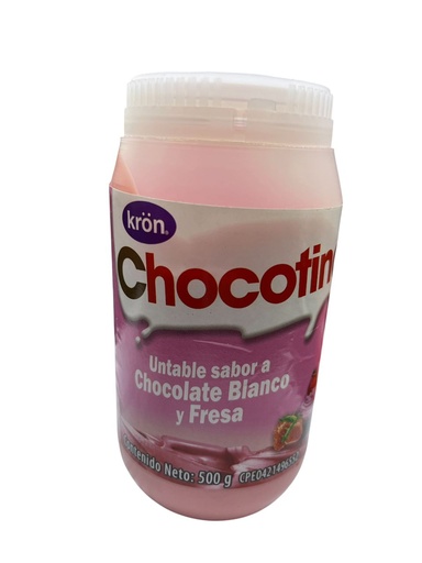 [K0688] CHOCOTINA UNTABLE CHOCOLATE FRESA 500 GR KRON
