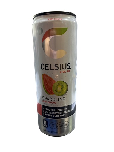 [K0841] SPARKLING KIWI GUAVA CELSIUS 1*12OZ