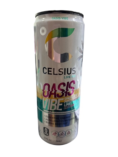 [K0843] SPARKLING OASIS VIBE CELSIUS 1*12OZ