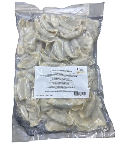[K0851] EMPANADITAS RELLENAS DE CARNE Y VEGETALES GYOSA 1.700KG OCEANIA