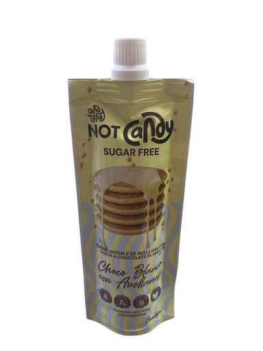[K081090] CREMA UNTABLE DE CHOCO BLANCO NOT CANDY SUGAR FREE 100GR
